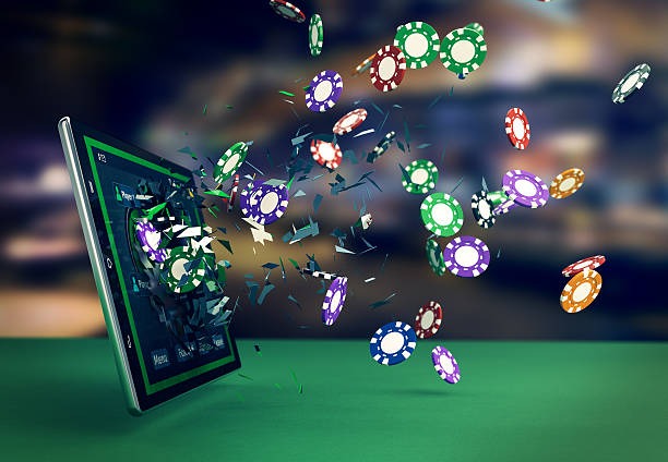 Blackjack table interface showing dealer hand and player options